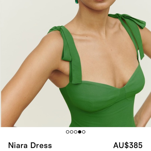 Reformation Niara Dress US2/AU6 RRP$385 BNWT - Picture 4 of 5